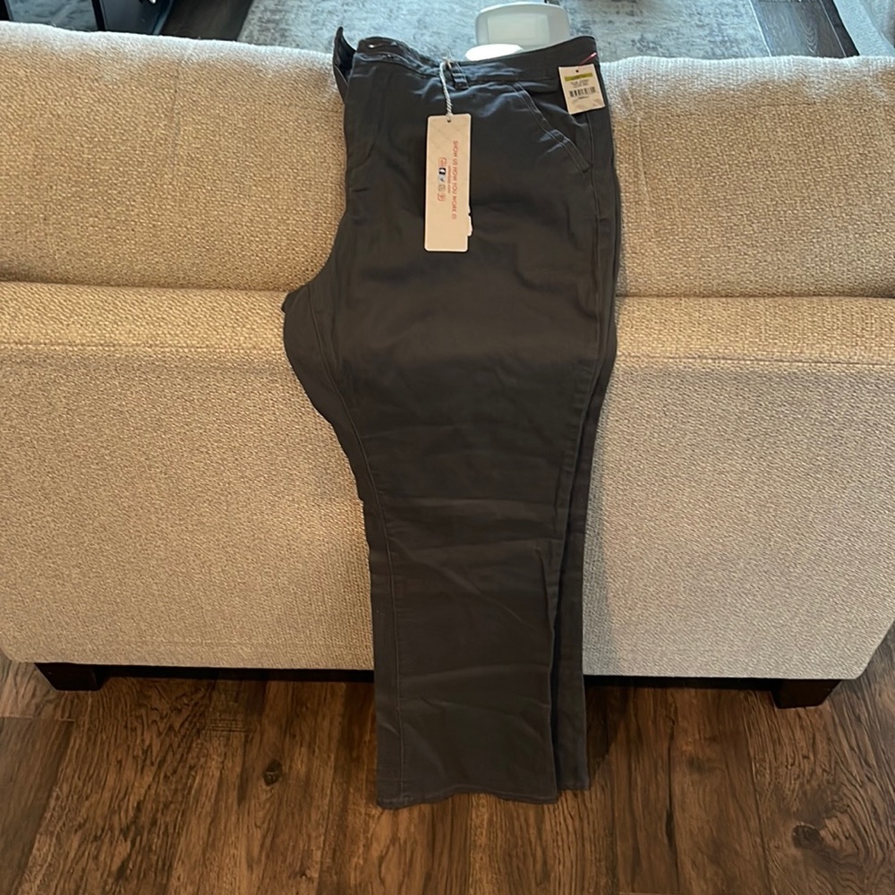 NWT Gray Unionbay flare leg pant size 17